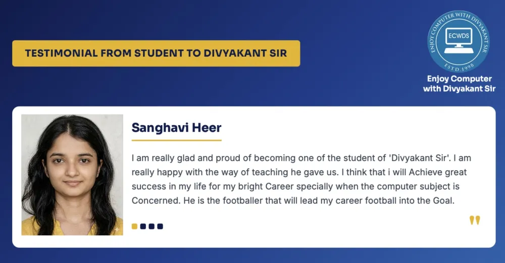 Reviews - computer-classes-citylight-parent-trust-student-review-surat