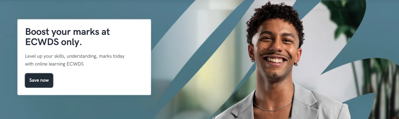 Boost your marks with ECWDS online learning